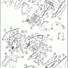 2016 1190 ADVENTURE GREY CHASSIS Обтекатель, крылья