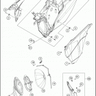 2016 250 SX CHASSIS Воздушный фильтр