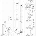 2016 250 SX CHASSIS Передняя вилка