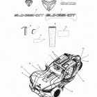T19AAPFAAY/ABY/ACY - 2019 SLINGSHOT GT LIMITED EDITION Body, emblems and reflectors - t19aapfaay  /  aby  /  ac...