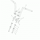 V17CWAAB/CWBAB - HIGH BALL ALL OPTIONS Steering, handlebar mounting - v17cwaab  /  cwbab all op...