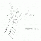 V15MW36 - JUDGE INTL. ALL OPTIONS Steering, handlebar mounting - v15mw36 all options (49vi...