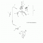 V16DB/DW/TW36 - CROSS COUNTRY/TOURING ALL OPTIONS Steering, clutch lever - v16db  /  dw  /  tw36 all optio...