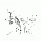 V17XDAAA/XTAAA - CROSS COUNTRY/TOURING ALL OPTIONS Body, chin fairing - v17xdaaa  /  xtaaa  all options (80...