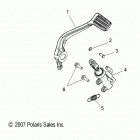 V15WB36/WW36 - HIGHBALL ALL OPTIONS Brakes, brake pedal and rear master cylinder - v15wb36  ...