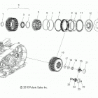 V16DB/DW/TW36 - CROSS COUNTRY/TOURING ALL OPTIONS Drive train, clutch - v16db  /  dw  /  tw36 all options ...