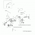 V16DB/DW/TW36 - CROSS COUNTRY/TOURING ALL OPTIONS Steering, handlebar asm. and controls - v16db  /  dw  / ...