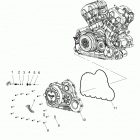 V17FTA/FTB - OCTANE ALL OPTIONS Engine, primary drive cover asm., - v17fta  /  ftb all o...