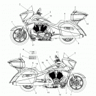 V17XDAAA/XTAAA - CROSS COUNTRY/TOURING ALL OPTIONS Body, decals - v17xdaaa  /  xtaaa all options (800277)