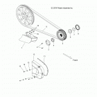 V16DB/DW/TW36 - CROSS COUNTRY/TOURING ALL OPTIONS Drive train, drive sprocket, belt, cover and guard - v16...