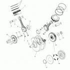 V17FTA/FTB - OCTANE ALL OPTIONS Engine, piston and crankshaft - v17fta  /  ftb all optio...