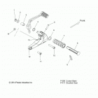 V17CGAA/CGBA - GUNNER ALL OPTIONS Chassis, footpeg, rh - v17cgaa  /  cgba all options (49v...
