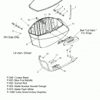 V17XDAAA/XTAAA - CROSS COUNTRY/TOURING ALL OPTIONS Body, saddlebag asm., bin - v17xdaaa  /  xtaaa all optio...