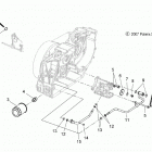 V16DB/DW/TW36 - CROSS COUNTRY/TOURING ALL OPTIONS Engine, oil pump mounting and dipstick - v16db  /  dw  /...