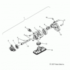 V16DB/DW/TW36 - CROSS COUNTRY/TOURING ALL OPTIONS Engine, oil pump asm. - v16db  /  dw  /  tw36 all option...
