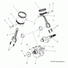 V16DB/DW/TW36 - CROSS COUNTRY/TOURING ALL OPTIONS Engine, crankshaft and piston - v16db  /  dw  /  tw36 al...