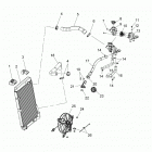 V17FTA/FTB - OCTANE ALL OPTIONS Engine, cooling asm. 1 - v17fta  /  ftb all options (800...