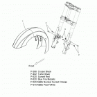 V17XDAAA/XTAAA - CROSS COUNTRY/TOURING ALL OPTIONS Body, fender, front - v17xdaaa  /  xtaaa all options (80...
