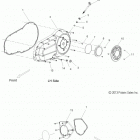 V16DB/DW/TW36 - CROSS COUNTRY/TOURING ALL OPTIONS Engine, side covers - v16db  /  dw  /  tw36 all options ...