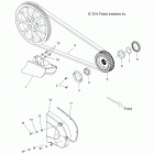 V16SW36 - VISION ALL OPTIONS Drive train, drive sprocket, belt, cover and guard - v16...