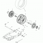 V17XDAAA/XTAAA - CROSS COUNTRY/TOURING ALL OPTIONS Wheels, rear, cast - v17xdaaa  /  xtaaa all options (800...