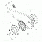 V16EZBRRBB/CB - EMPULSE TT Final drive, chain and sprockets - v16ezbrrbb  /  cb (80...