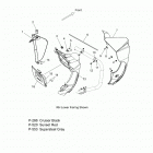V16DB/DW/TW36 - CROSS COUNTRY/TOURING ALL OPTIONS Body, fairing, lower - v16tw36 all options (800084)
