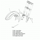 V16DB/DW/TW36 - CROSS COUNTRY/TOURING ALL OPTIONS Body, fender, front - v16db  /  dw  /  tw36 all options ...