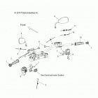 V16DA36 - CROSS COUNTRY 8 BALL ALL OPTIONS Steering, handlebar asm. and controls - v16da36 all opti...