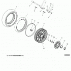 V15WB36/WW36 - HIGHBALL ALL OPTIONS Wheels, front (laced) - v15wb36  /  ww36 all options (80...