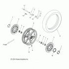 V16DB/DW/TW36 - CROSS COUNTRY/TOURING ALL OPTIONS Wheels, front, cast - v16db  /  dw  /  tw36 all options ...