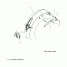 V15RW36EE - BOARDWALK, INTL Body, fender, rear - v15rw36ee (49vicfenderrr15bw)