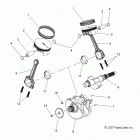 V15SW36 - VISION ALL OPTIONS Engine, crankshaft and piston - v15sw36 all options (49v...