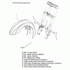 V15CW/DB/DW/TW36 - CROSS COUNTRY/TOURING ALL OPTIONS Body, fender, front - v15dcw  /  db  /  dw  /  tw36 all ...