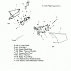 V15CW/DB/DW/TW36 - CROSS COUNTRY/TOURING ALL OPTIONS Body, side cover - v15cw  /  db  /  dw  /  tw36 all opti...