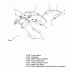 V15CW/DB/DW/TW36 - CROSS COUNTRY/TOURING ALL OPTIONS Body, fender, rear - v15cw  /  db  /  dw  /  tw36 all op...
