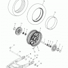 V15CW/DB/DW/TW36 - CROSS COUNTRY/TOURING ALL OPTIONS Wheels, rear, laced - v15cw36 all options (49vicwheelrr1...