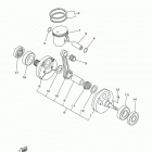 YZ250 (YZ250H2) Коленчатый вал и Поршень