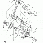 V STAR 250 (XV250L1/XV250L1C) Коленчатый вал и Поршень