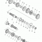 WR250F  (WR250FJ) Трансмиссия
