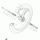 TTR230  (TTR230L) Переднее колесо