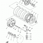 V STAR 250 (XV250L1/XV250L1C) Сцепление
