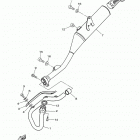 TTR230  (TTR230L) Выхлопная система