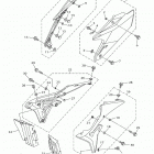 WR250FK Боковые обтекатели