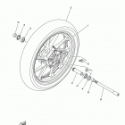 FJ09 (FJ09HCW/FJ09HCL/FJ09HW/FJ09HL) Переднее колесо