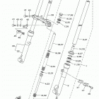 TTR110E (TTR110EK) Передняя вилка