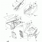 YZ250X (YZ250XK) Боковые обтекатели