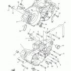 YZ250X  (YZ250XK) Картер двигателя