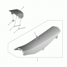 YZ250F (YZ250FLGY/YZ250FLL) Сиденье