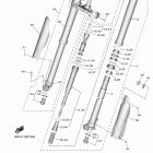 YZ250F (YZ250FKW/YZ250FKL) Передняя вилка